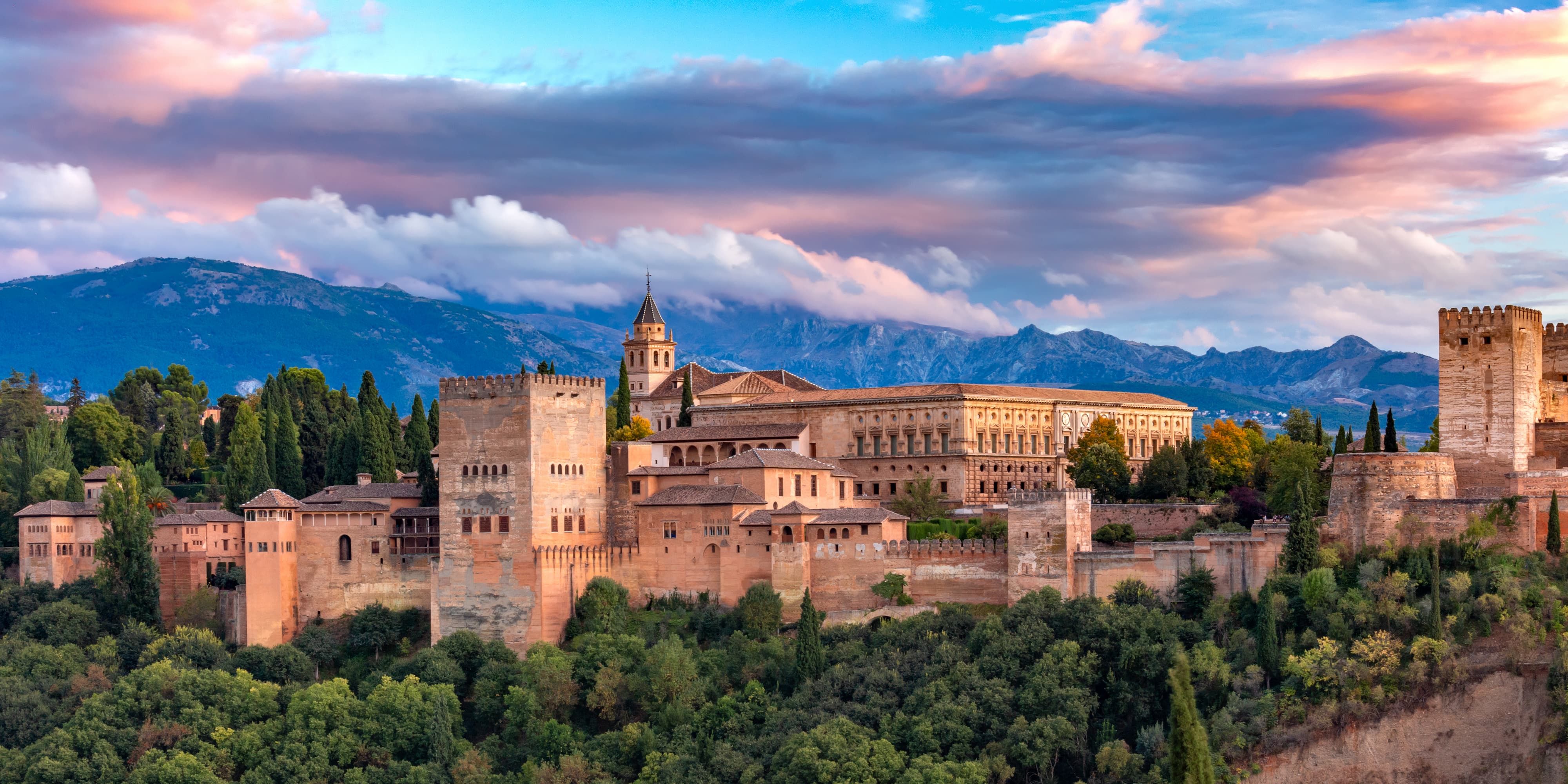 Vista de la Alhambra desde el Albaycín